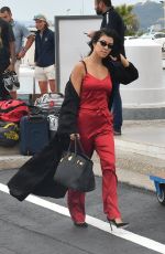 KOURTNEY KARDASHIAN Leaves Eden Roc Hotel in Antibes 05/26/2017