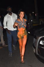 KOURTNEY KARDASHIAN Leaves Gotha Nightclub in Cannes 05/22/2017