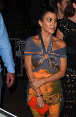 KOURTNEY KARDASHIAN Leaves Gotha Nightclub in Cannes 05/22/2017