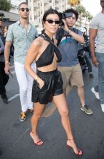KOURTNEY KARDASHIAN Out and About in Cannes 05/24/2017