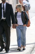 KRISTEN BELL Arrives at Jimmy Kimmel Live in Los Angeles 05/04/2017