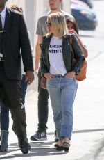 KRISTEN BELL Arrives at Jimmy Kimmel Live in Los Angeles 05/04/2017