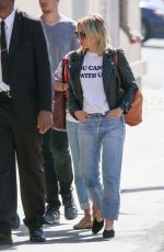 KRISTEN BELL Arrives at Jimmy Kimmel Live in Los Angeles 05/04/2017