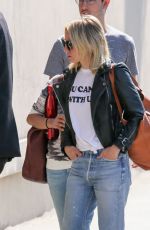 KRISTEN BELL Arrives at Jimmy Kimmel Live in Los Angeles 05/04/2017