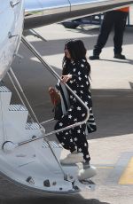KYLIE JENNER Boarding at a Private Jet in Cusco 05/11/2017
