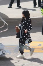 KYLIE JENNER Boarding at a Private Jet in Cusco 05/11/2017