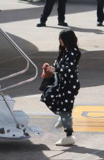 KYLIE JENNER Boarding at a Private Jet in Cusco 05/11/2017