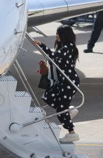 KYLIE JENNER Boarding at a Private Jet in Cusco 05/11/2017