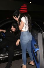 KYLIE JENNER Leaves Matsuhisa in West Hollywood 05/30/2017