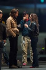 LADY GAGA and Bradley Cooper on the Set of Star Is Born in Los Angeles 05/06/2017