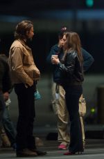 LADY GAGA and Bradley Cooper on the Set of Star Is Born in Los Angeles 05/06/2017