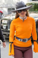 LADY GAGA Leaves Her Apartment in New York 05/14/2017