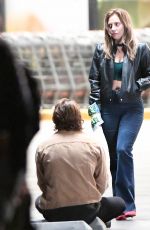 LADY GAGA on the Set of Star Is Born in Los Angeles 05/05/2017