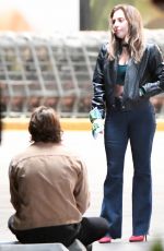 LADY GAGA on the Set of Star Is Born in Los Angeles 05/05/2017