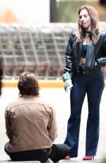LADY GAGA on the Set of Star Is Born in Los Angeles 05/05/2017