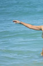 LADY VICTORIA HERVEY in Bikini on the Beach in Miami 05/08/2017