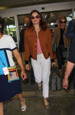 LAETITIA CASTA Arrives at Nice Airport 05/21/2017