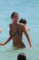 LAIS RIBEIRO in Bikini on the Beach in Miami 05/27/2017