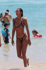 LAIS RIBEIRO in Bikini on the Beach in Miami 05/27/2017