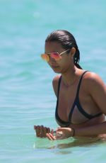 LAIS RIBEIRO in Bikini on the Beach in Miami 05/27/2017