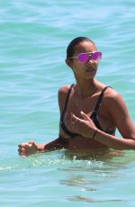 LAIS RIBEIRO in Bikini on the Beach in Miami 05/27/2017