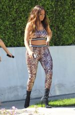 LALA ANTHONY in Tights Out in West Hollywood 05/23/2017