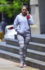 LALA ANTHONY Out and About in New York 05/15/2017