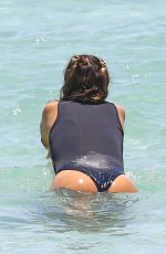 LARSA PIPPEN in Bikini at a Beach in Miami 05/10/2017
