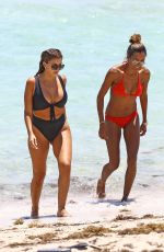LARSA PIPPEN in Bikini at a Beach in Miami 05/10/2017