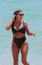 LARSA PIPPEN in Bikini at a Beach in Miami 05/10/2017