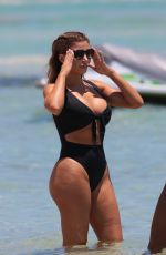 LARSA PIPPEN in Bikini at a Beach in Miami 05/10/2017