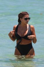 LARSA PIPPEN in Bikini at a Beach in Miami 05/10/2017
