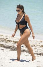 LARSA PIPPEN in Bikini at a Beach in Miami 05/10/2017