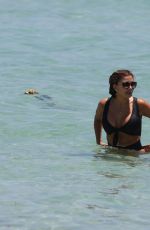 LARSA PIPPEN in Bikini at a Beach in Miami 05/10/2017