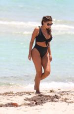 LARSA PIPPEN in Bikini at a Beach in Miami 05/10/2017