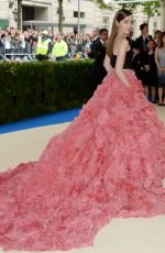 LAURA OSNES at 2017 MET Gala in New York 05/01/2017