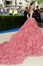 LAURA OSNES at 2017 MET Gala in New York 05/01/2017