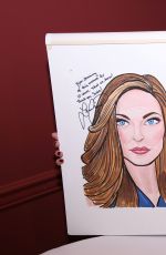LAURA OSNES at Her Portrait Unveiling at Sardi