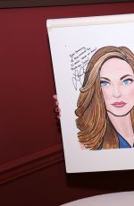 LAURA OSNES at Her Portrait Unveiling at Sardi