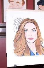 LAURA OSNES at Her Portrait Unveiling at Sardi