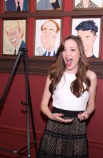 LAURA OSNES at Her Portrait Unveiling at Sardi