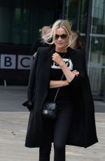 LAURA WHITMORE Arrives at BBC Radio in Manchester 05/22/2017