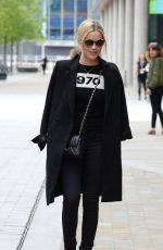 LAURA WHITMORE Arrives at BBC Radio in Manchester 05/22/2017