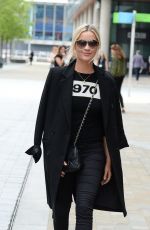 LAURA WHITMORE Arrives at BBC Radio in Manchester 05/22/2017
