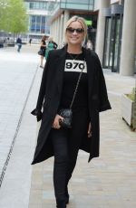 LAURA WHITMORE Arrives at BBC Radio in Manchester 05/22/2017