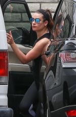 LEA MICHELE Leaves a Gym in Santa Monica 05/26/2017