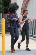 LEA MICHELE Leaves a Gym in Santa Monica 05/26/2017