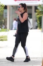 LEA MICHELE Leaves a Gym in Santa Monica 05/26/2017