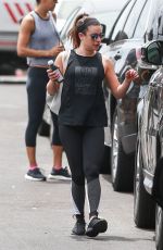 LEA MICHELE Leaves a Gym in Santa Monica 05/26/2017