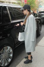 LEA MICHELE Leaves Mercer Hotel in New York 04/30/2017